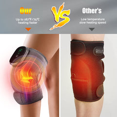 2-in-1 Electric Massager with Heating and Vibration for Knees, Shoulders, and Elbows