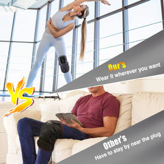 2-in-1 Electric Massager with Heating and Vibration for Knees, Shoulders, and Elbows